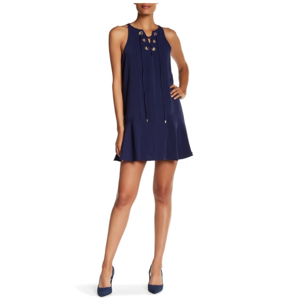 NWT Parker Lace Up Shift Dress